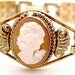 1930's Cameo Bracelet Gold Filled PR.ST.CO