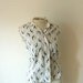 madame et monsieur . 1950s novelty print blouse .. lg