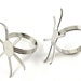 4 - Adjustable 6-prong base metal ring blank .