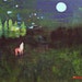 PRIVATE LISTING for austinfraley The Direwolf 24 x 30 Original Acrylic on artist canvas FREE Shipping