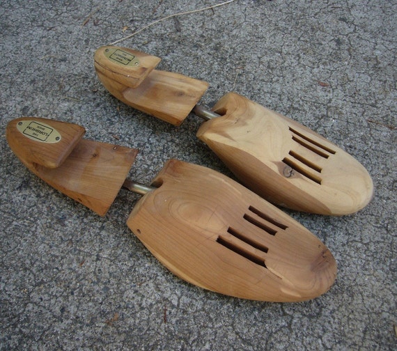 Vintage Wooden Shoe Inserts by Velvetraven on Etsy