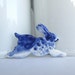 Handpainted Delft porcelain Brooch - Rabbit