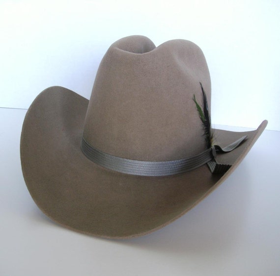 Stetson Cowboy Hat vintage felt size 7price by vintagemelody