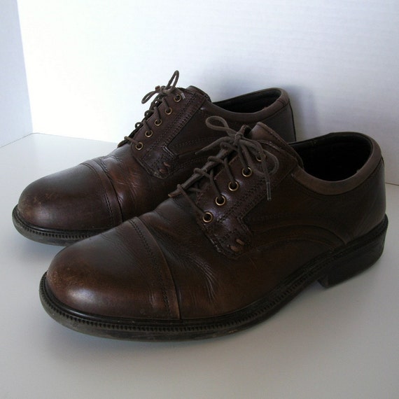 Mens Dress Shoes - SALE - Vintage Brown Oxford Bill Blass -- size 8 D ...