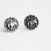 Taurus Circle Studs - Silver