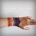 PDF Crochet pattern- "plethora" antique lace cuff bracelet