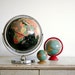 Vintage Black Oceans Globe - 1960 Replogle Starlight Globe