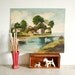 Vintage 1950s Painting - Country Landscape - Signed & Dated