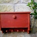 Upcycled - Wood Wall Organizer Shelf - Peg Rack - Rustic Country