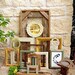 Farmhouse Finds Home Decor - Chicken Wire Message Board - Upcycled Vintage Picture Frames - Decorative Plate