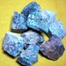 1/2 Pound rough Blue Apatite, supplies, 9 pieces --Reserved for Miss Besitos--