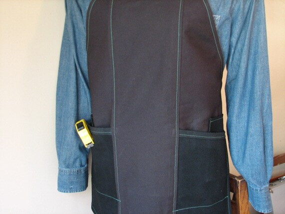 Crafting Woodworking Apron Canvas Black by ActionWare on 