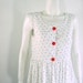 1980s Vintage Watermelon Print Baby Doll Dress