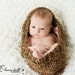 Bowl Cocoon in WOOD - newborn photo prop