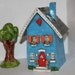 Clay House | Ceramic House | Whimsical House | Cottage Style House | Blue House