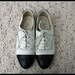 Size 7.5 Vtg 80's Black White Oxford Flats 8