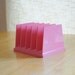 vintage pink paper/mail sorter
