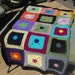 Hand crocheted gorgeous, colorful afghan