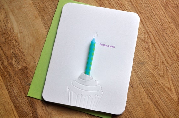 Make a Wish Candle Card