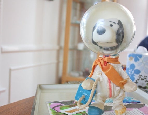 snoopy astronaut doll