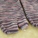 Purple Stripe Tabi Socks - Large