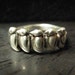 RESERVED For Jo - Vintage 925 Sterling Silver Marching Penguins Ring - SZ 7-1/2