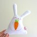 Bunny Plush, Plush Rabbit, Rabbit Stuffed Animal - Little Roro