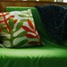 SALE-Japanese Cotton Canvas Fabric-Home Decor, Cushion, Pillow Fabric-Hawaii Leaves (Fat Quarter, LAST Piece)