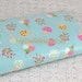 Sweet Ice Cream On Sky Blue - Japanese Light Weight Waterproof PVC Fabric (1/2 Meter, 19x55 Inches)