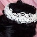 Bun wrap of pearls and Swarovski crystal