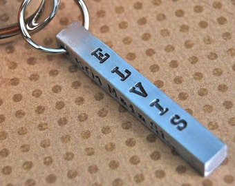 Dog Tag Perfect Aluminum Bar Id tag 4 sides to customize any way you wish