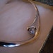 Vintage Taxco Silver Choker Necklace - Silver Designer Choker With Beautiful Large Spinel Gem / Anniversary Gift