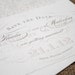 Elegant Save the Date Wedding Invitation, Vintage Scroll Save-The-Date, Blush Pink - sample