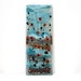 Poppies landscape, Fused glass Painting.