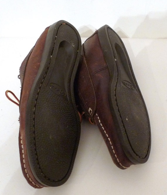 Bass Leather Boat Shoes Blucher Moccasins Women S Us Sz