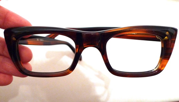 Frame Italy Tortoise Shell Eyeglasses Classic Mad Men Birth 3027