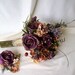 Rustic Wedding Bouquet Hair Comb set Reserved for cucutrasdesigns Part I
