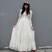 ROMANTIC Gunne Sax Ivory Lace Wedding Dress, xs...RESERVED