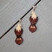 1980s EAGLE EARRINGS / Native American Beaded Earrings