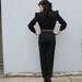 1980s ST JOHN JUMPSUIT / Chic Black Santana by ...