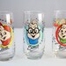 Vintage Alvin & the Chipmunks Drink Glass Set 1985 Collectible Drinkware