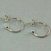 Sterling Silver Post Earrings - Hoop Earrings