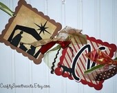 Christmas Decorations NOEL Banner NATIVITY Scene Merry Christmas Garland Il_170x135