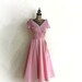 1950s Mauve Pink Dress