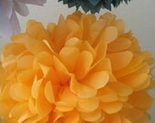 Goldenrod - 1 Large Tissue Pom - Nursery DIY Decoration Kit - You are my Sunshine Il_170x135