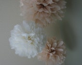 New Years Eve Decorations - 4 Large Tissue Poms Kit - Pick Your Colors - Portland Original - Window Display Anthropologie Il_170x135