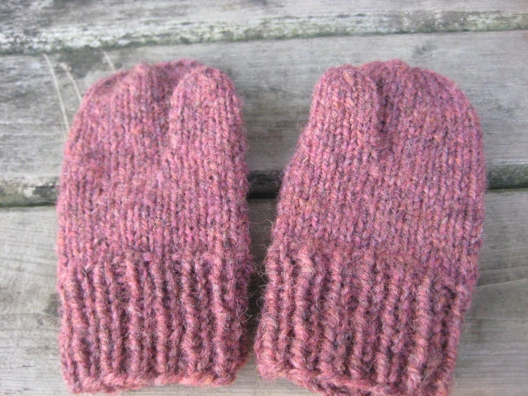 Children's Mittens Toddler Girl 1224 months by sheepishlychic