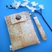 Nook, Kindle, Blackberry Playbook, Sony, Kobo, Galaxy Tab Fabric Case With Removable Key FOB Wristlet