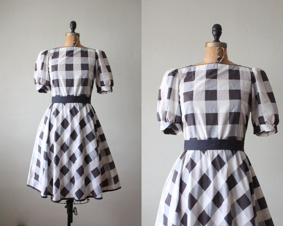 vintage 1970's buffalo plaid day dress by 1919vintage on Etsy