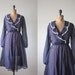 1970's swiss dot ruffle dress